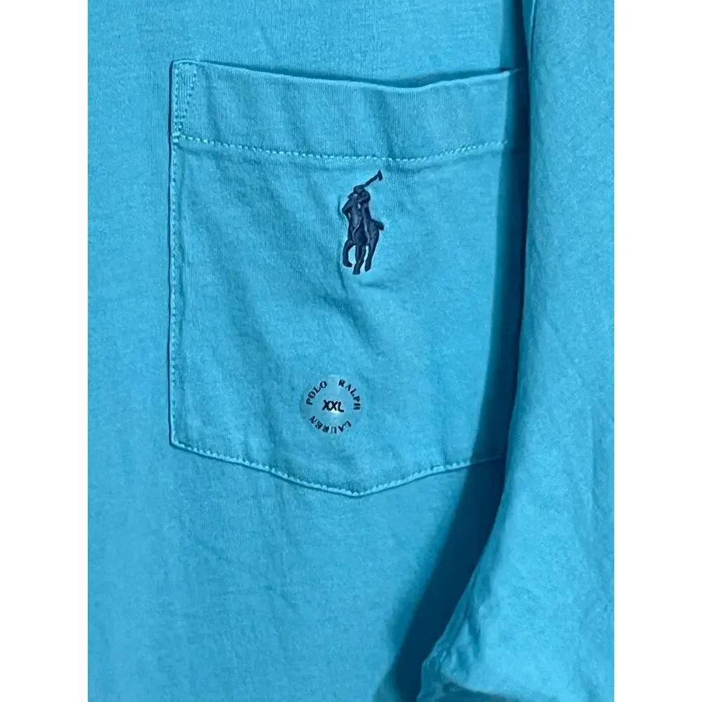 Polo Ralph Lauren Polo Shirt XXL Blue Classic Fit Work Golf Casual NWT